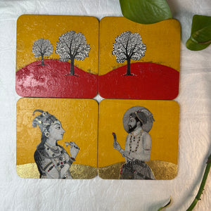 Coaster 36_ In the Garden_Set of 4