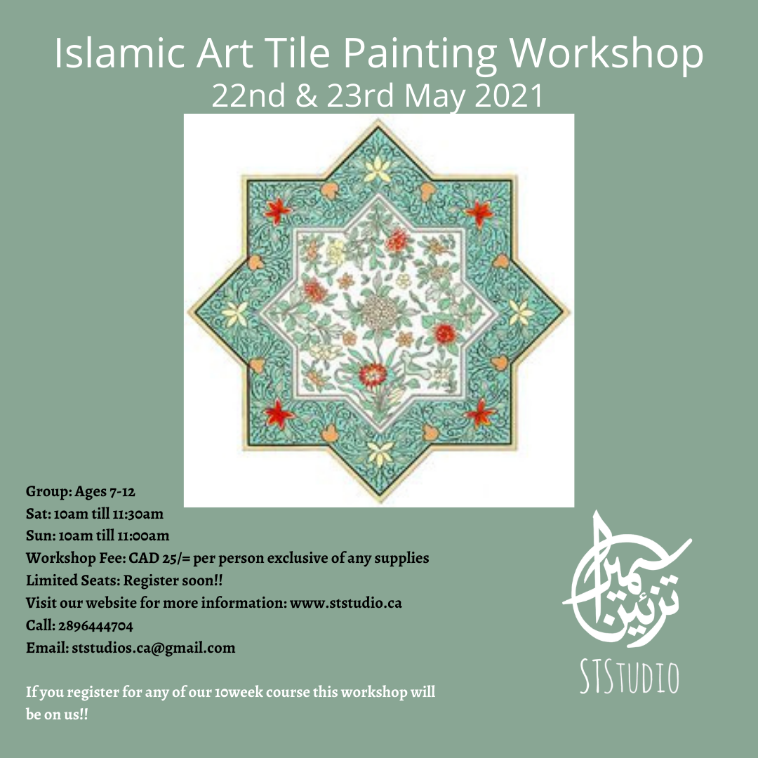 Islamic Art Tile Painting Workshop