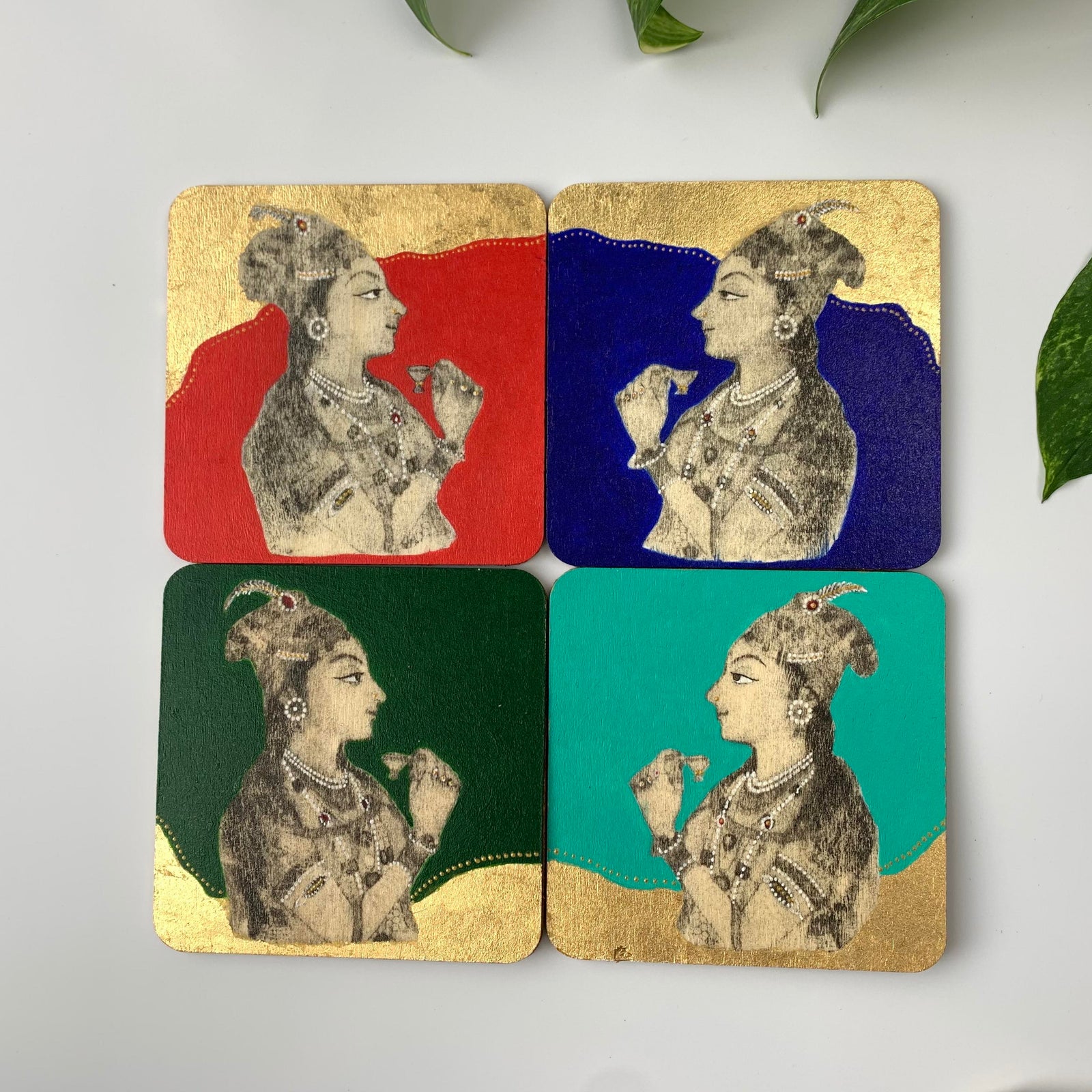 Coaster 02_Ladies Tea Party_Set of 4 Coasters