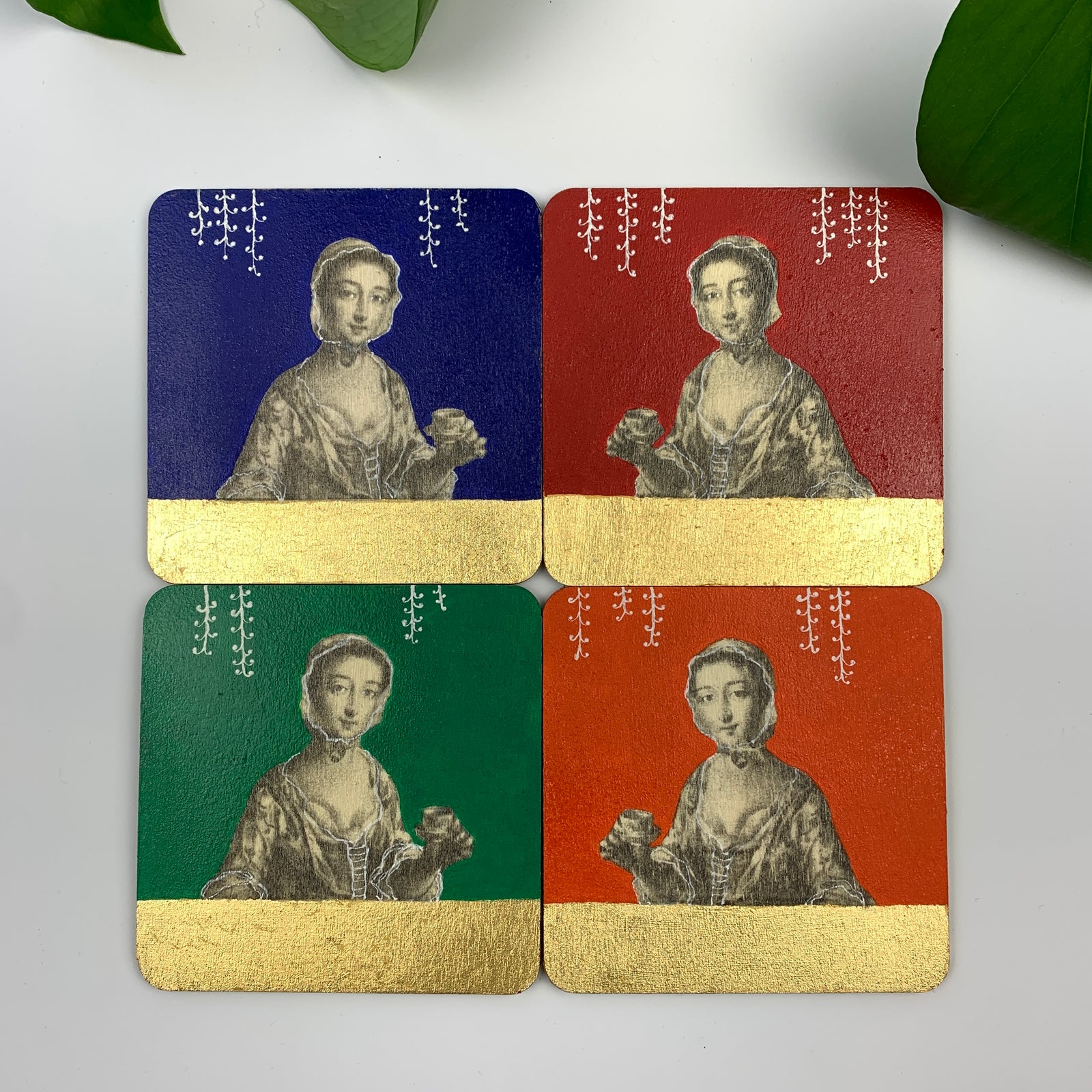 Coaster 25_Lets Gossip Over Tea_Set of 4 Coasters