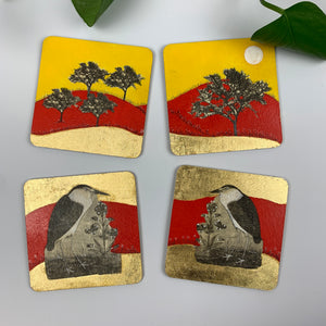 Coaster 21_ Red valley_Set of 4 Coasters