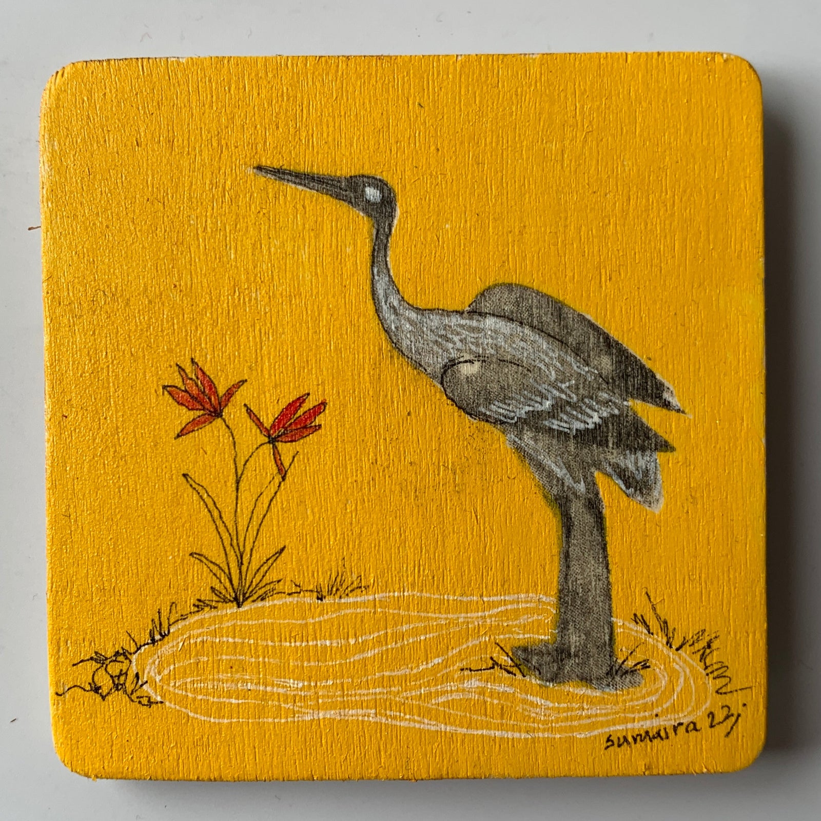 04_ Happy Crane_Magnet