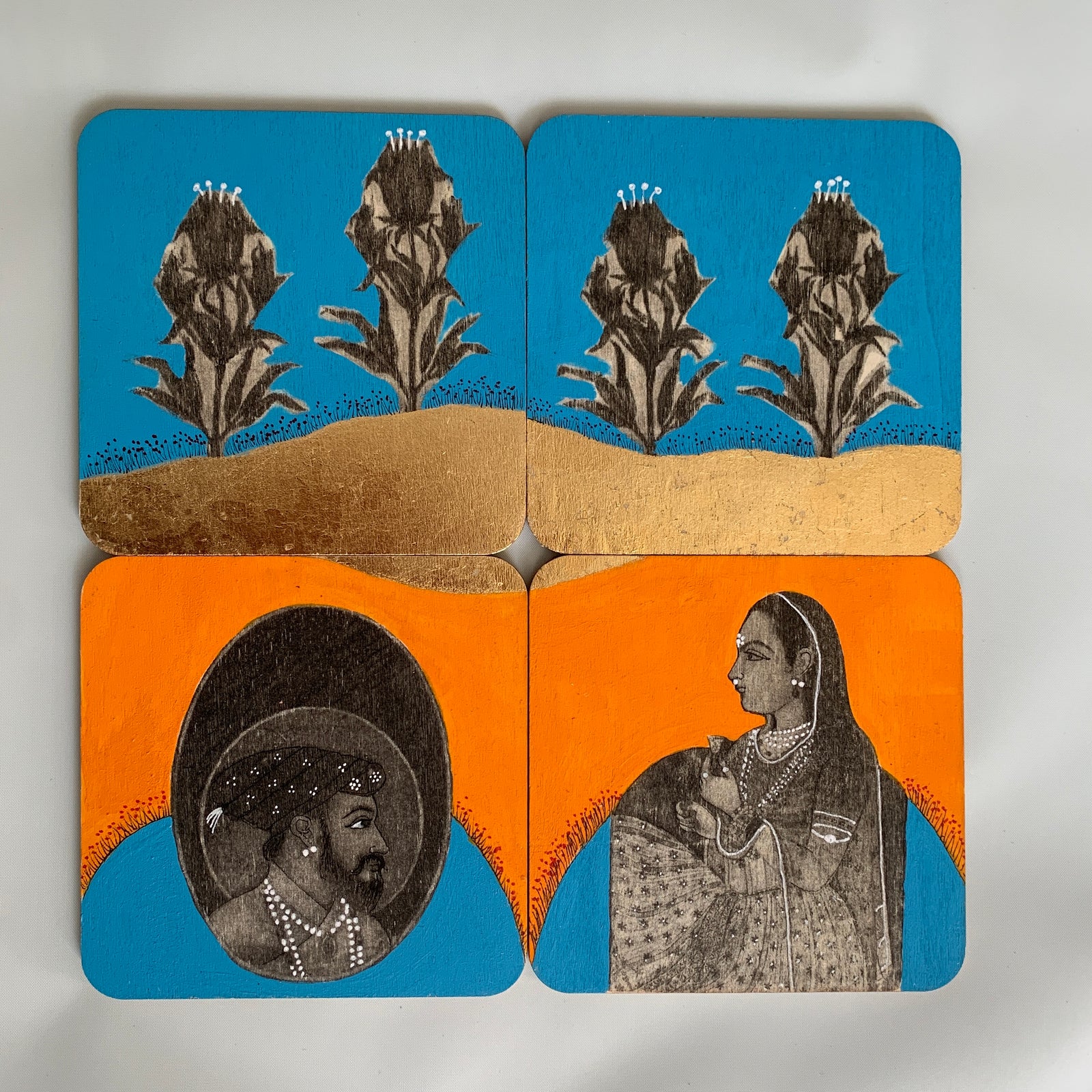 Coaster 35_ Raise a Toast_Set of 4 Coasters