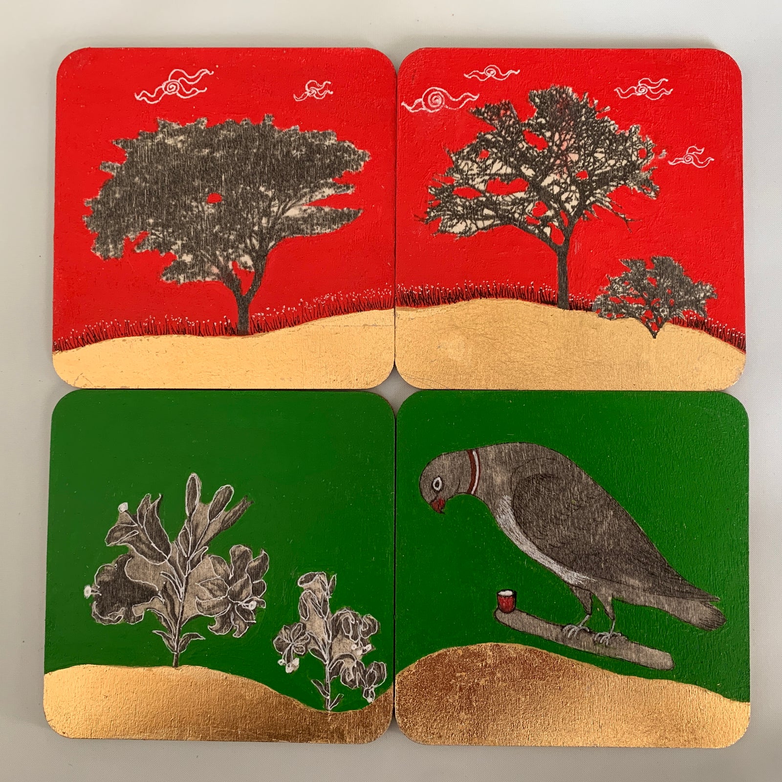 Coaster 30_ Mian Mitthu _Set of 4 Coasters